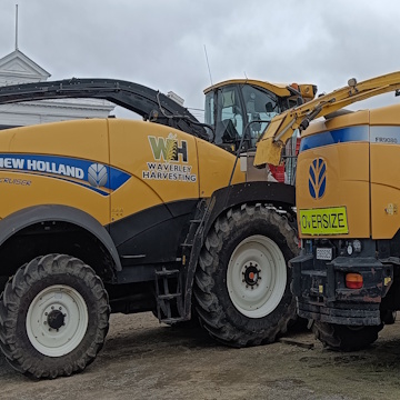 A couple of Waverley Harvesting's harvesters